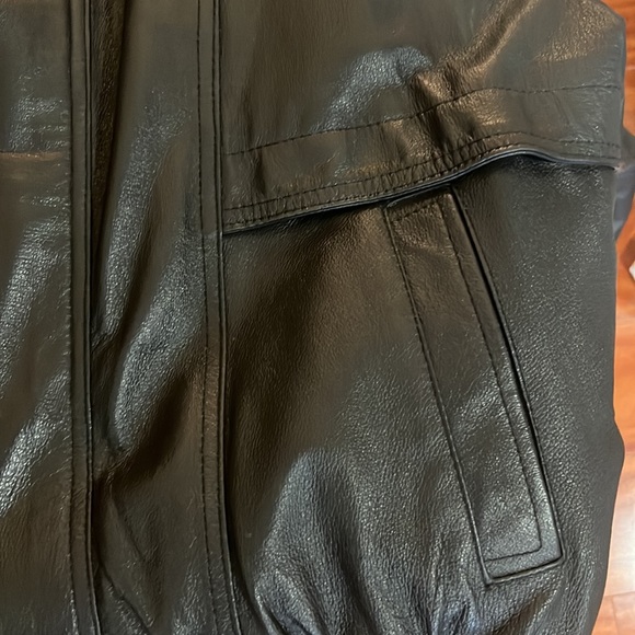 Cellini Men XL Black Leather jacket - Picture 11 of 13